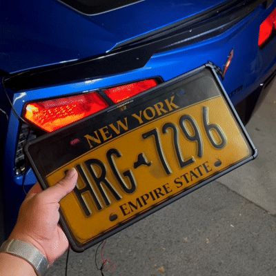 Official Blackout™ License Plate Cover - USA/Canada Car