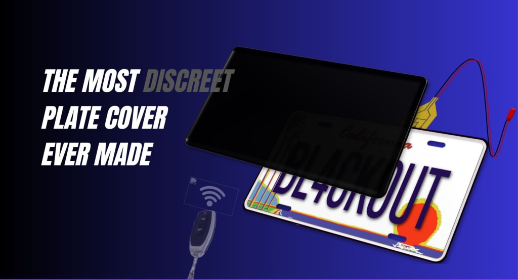 Official Blackout™ License Plate Cover - USA/Canada Car