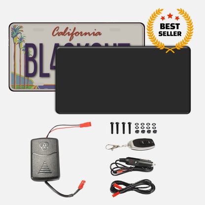 Official Blackout™ License Plate Cover - USA/Canada Car
