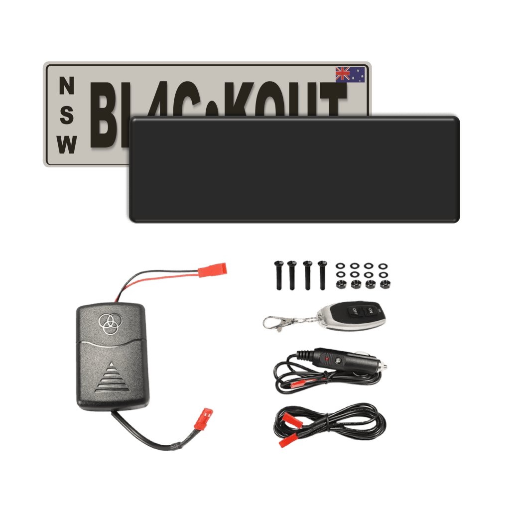 Official Blackout™ License Plate Cover - USA/Canada Car