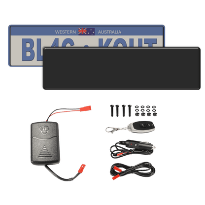 Official Blackout™ License Plate Cover - USA/Canada Car
