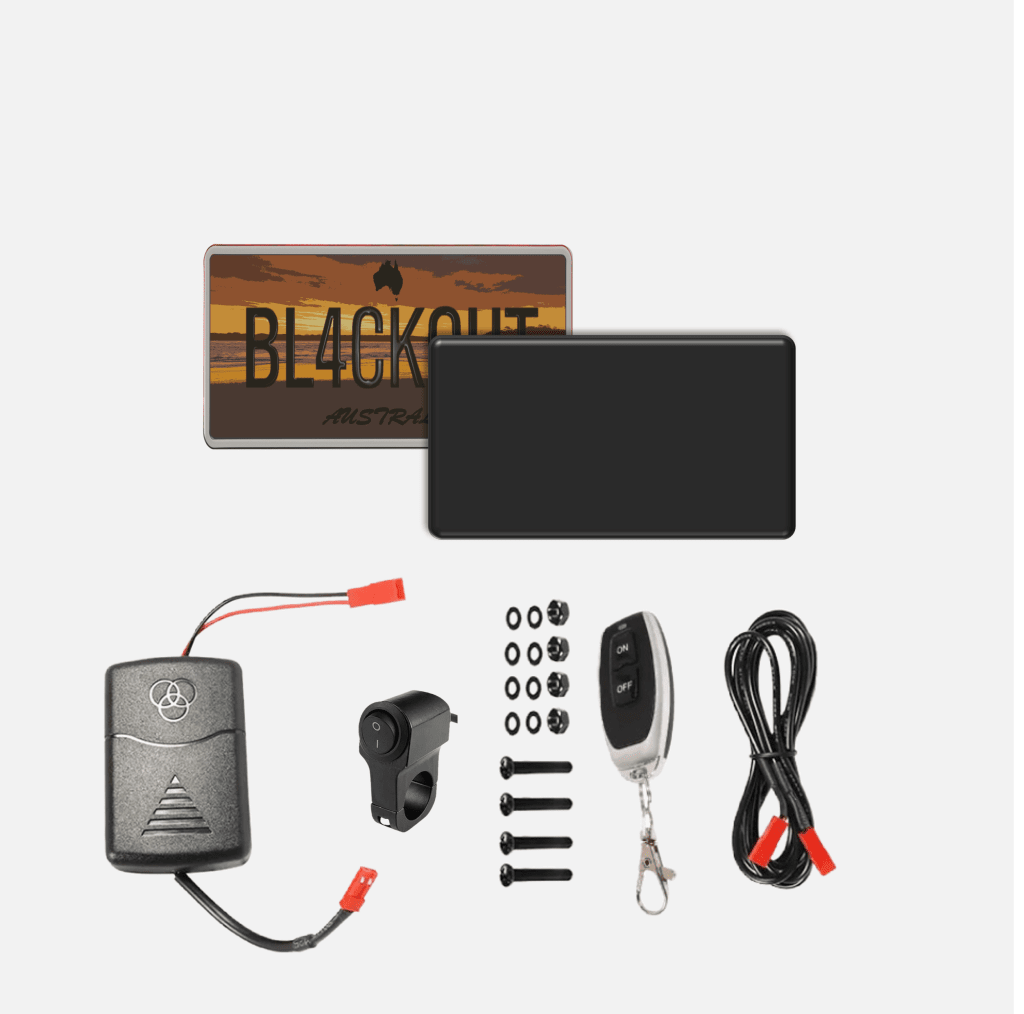 Official Blackout™ License Plate Cover - USA/Canada Car